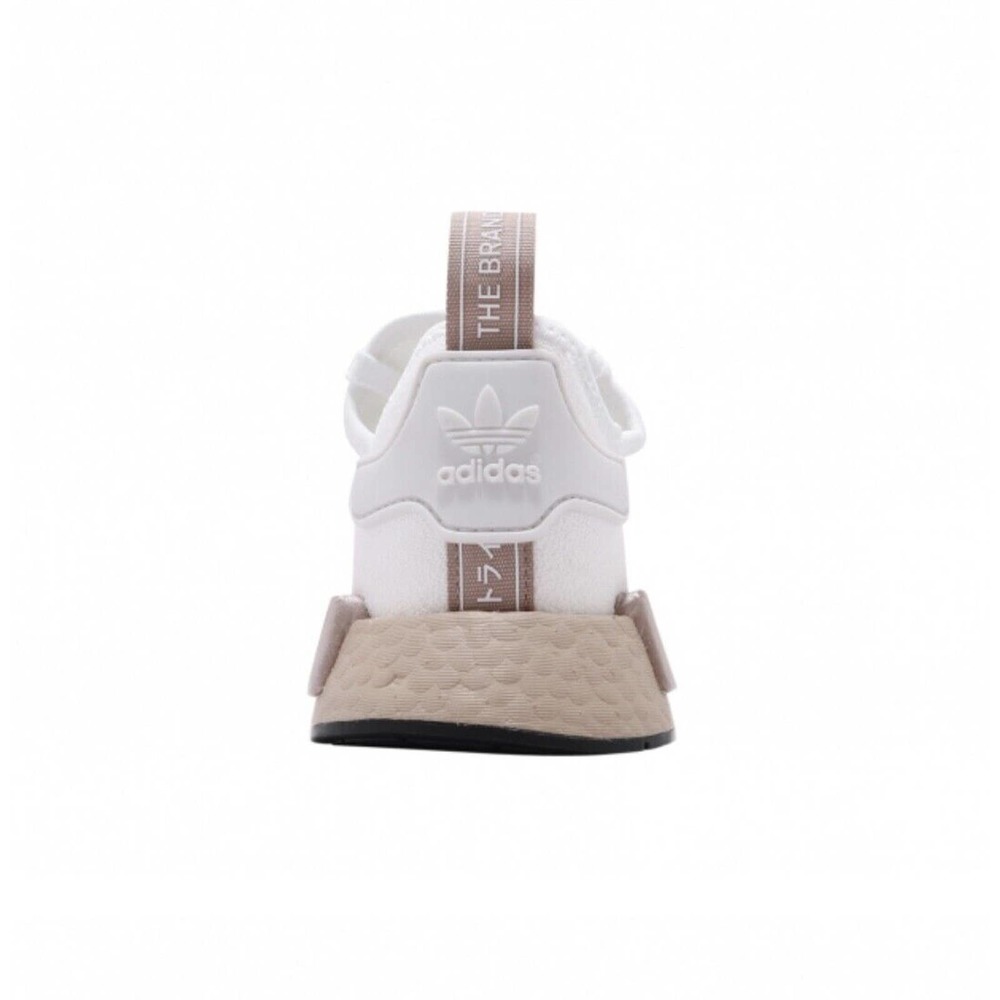 Adidas NMD R1 Boost Women Casual Running Shoe White Athletic Sneaker Trainer - Picture 4 of 11